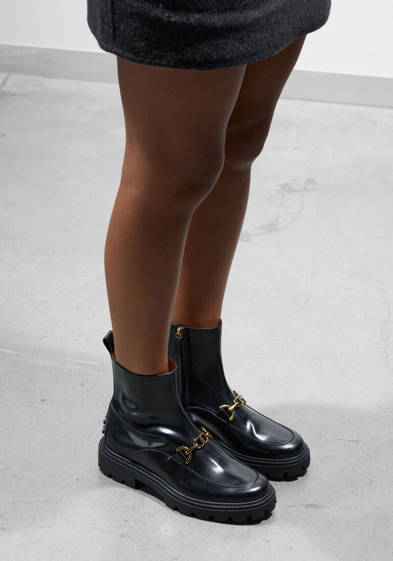 zwarte tod's enkelboots xxw08j0is50