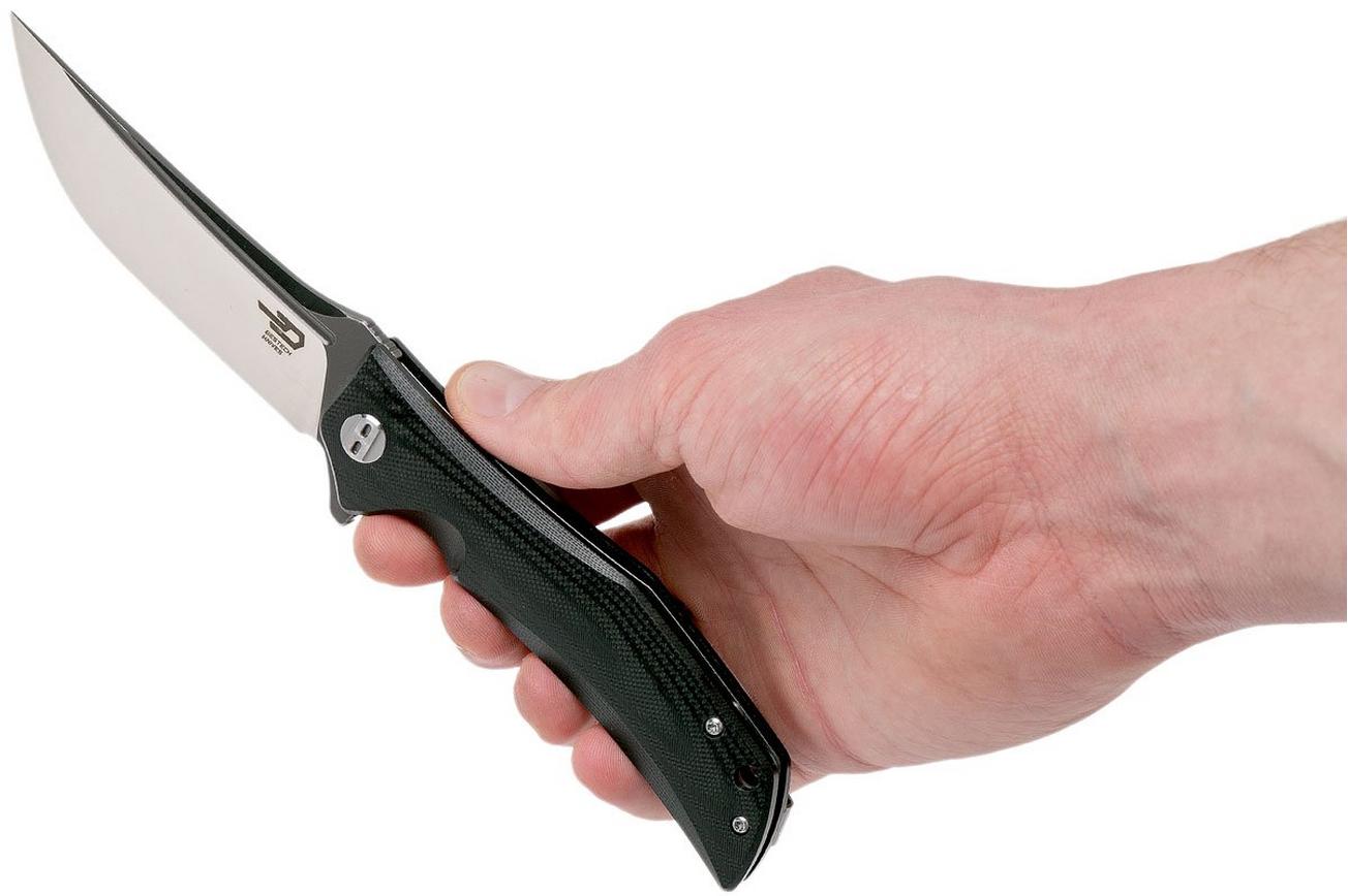 Bestech Scimitar Black G10 BG05A-2 zakmes