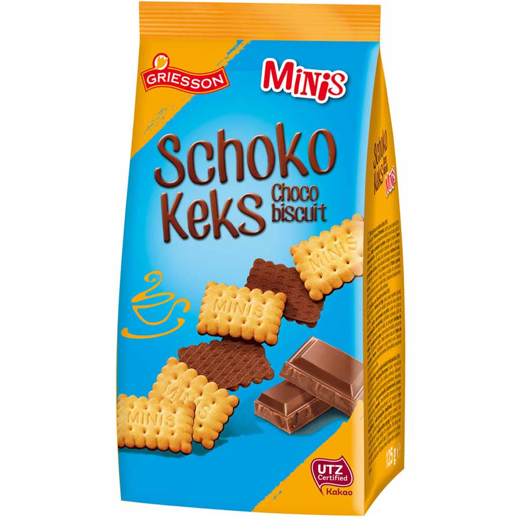Griesson Schoko Keks Minis 125g MHD:1.8.25