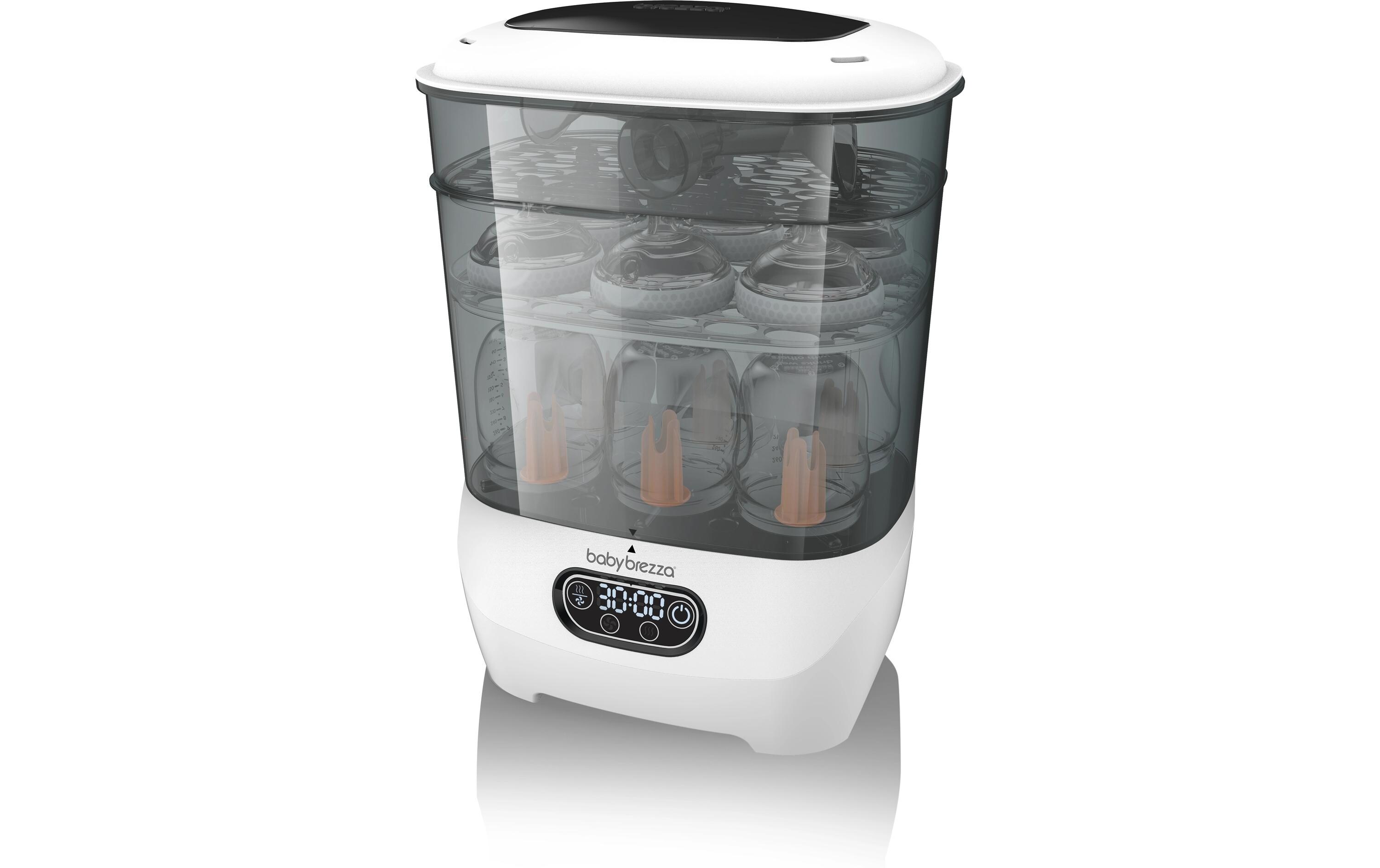 Elektrischer Sterilisator Dryer Advanced Weiss/Schwarz<br>Sterilisiert und trocknet automatisch Flaschen, Pumpenteile und Trinklernbecher