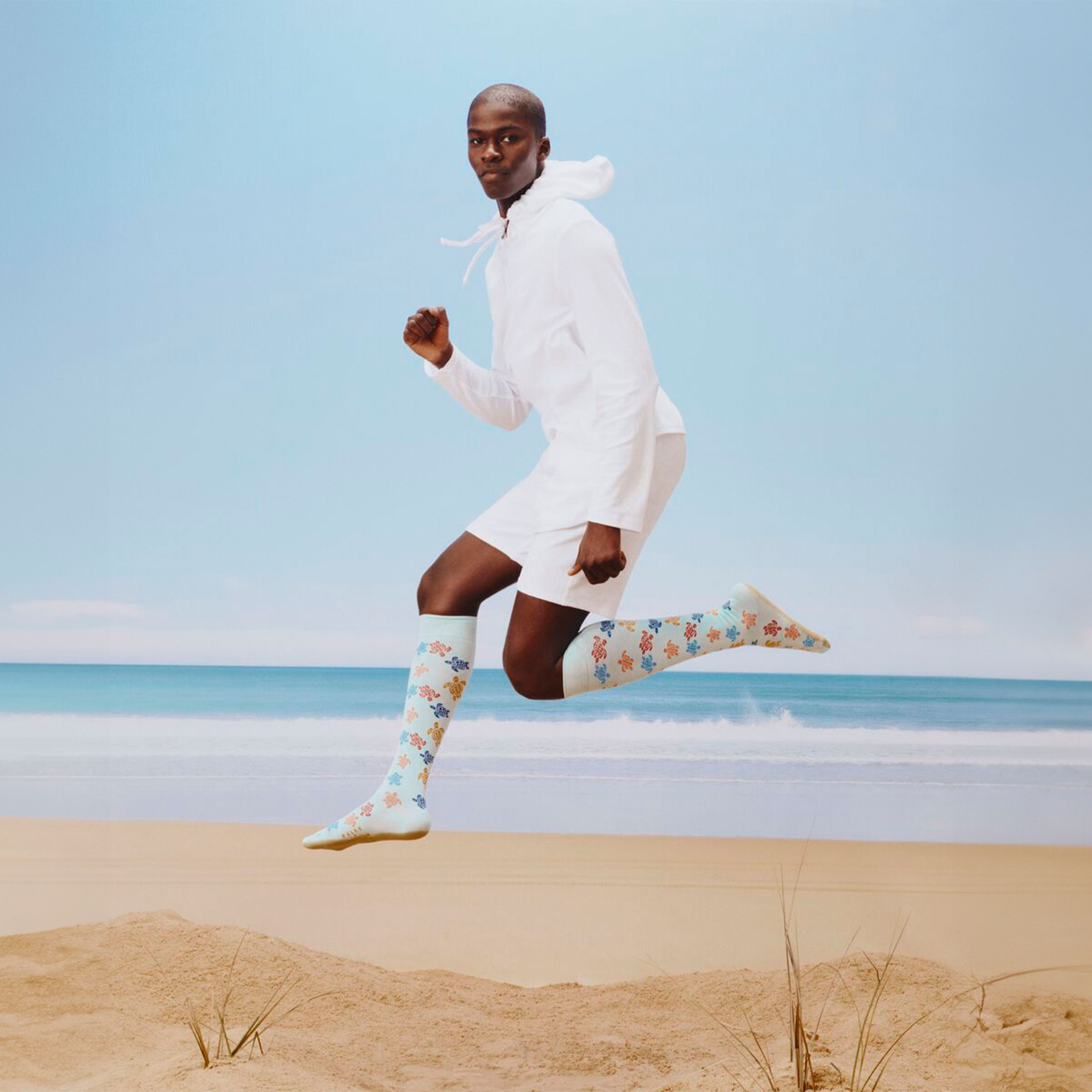 Men Falke White Look Swimwear