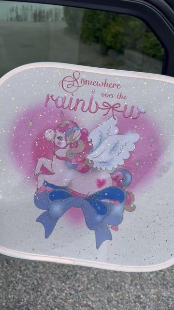 Solskjerm Bil 2pk | Glitter Sunshades