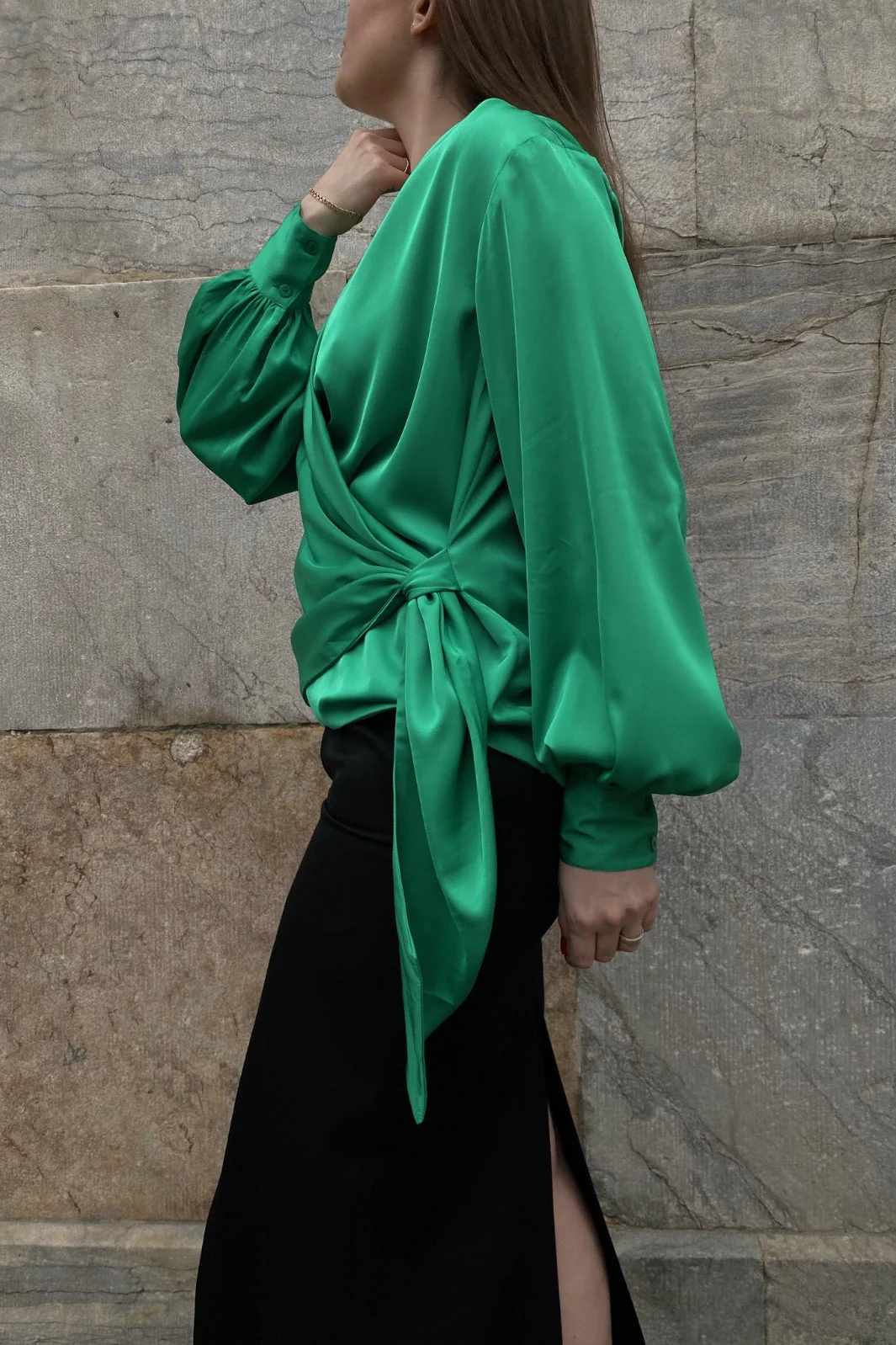 Karmamia Ines Blouse emerald
