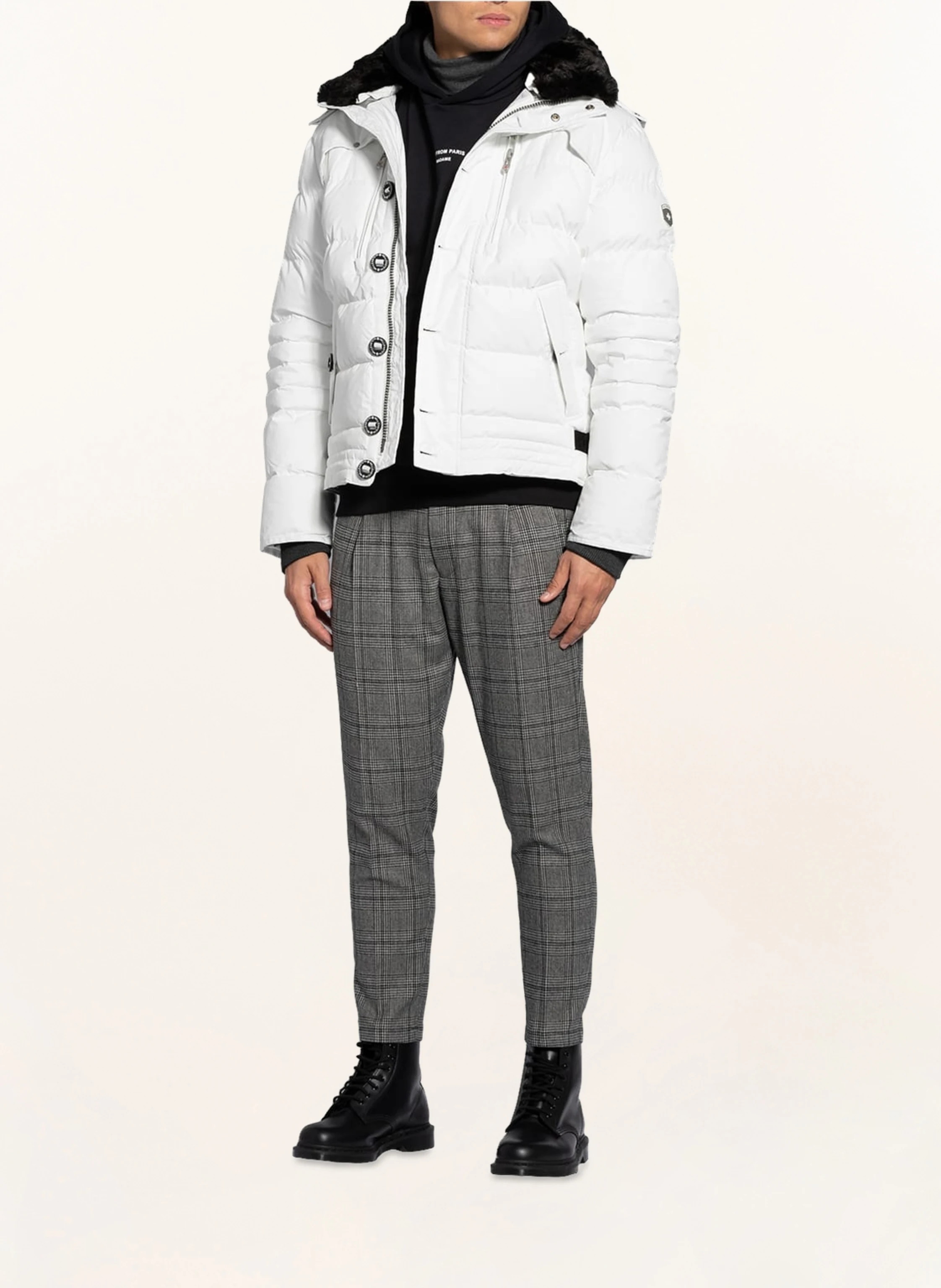 WELLENSTEYN Steppjacke STARSTREAM mit abnehmbaren Kunstpelzbesatz
