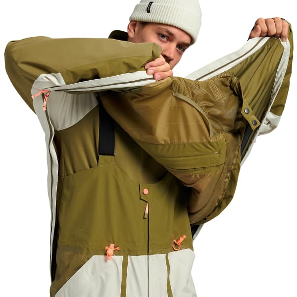 Veste snowboard BURTON M GORE BREAKER ANORAK MARTINI OLIVE/SILVER GREEN