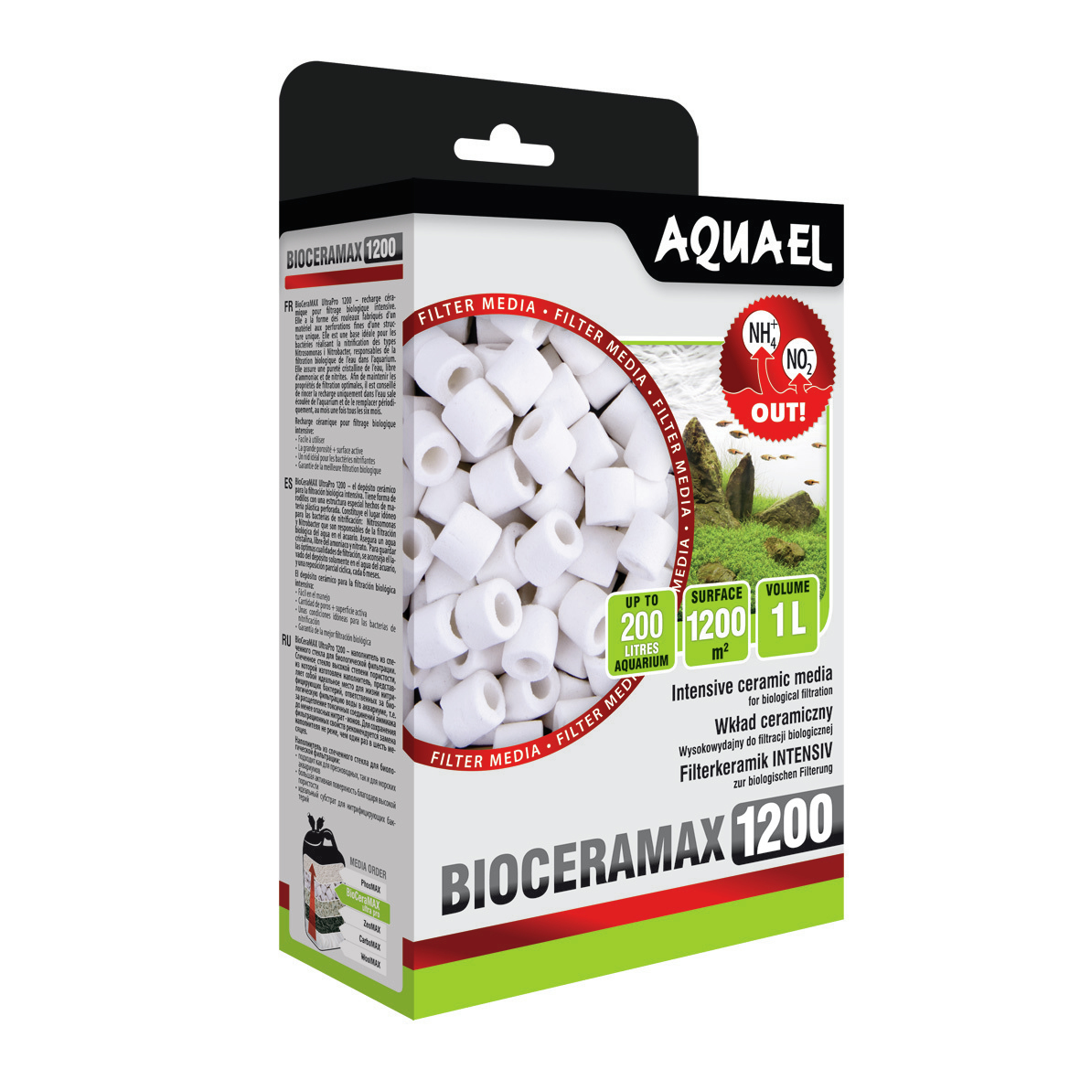 Matéria filtrante Aquael BIOCERAMAX (Pro 600 1 LT)