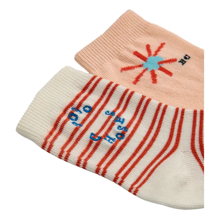 Bobo Choses Lot 2 Chaussettes Soleil | Beige