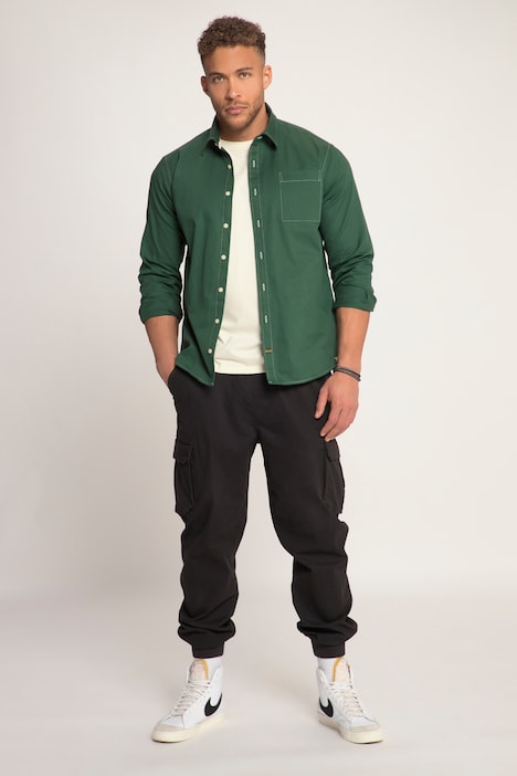 STHUGE Hemd, Langarm, Modern Fit, Kentkragen, bis 8 XL