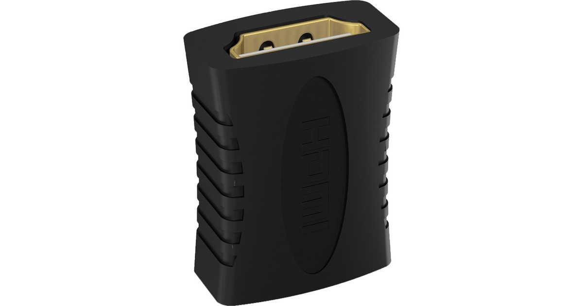 ICY BOXIB-CB005 koppelstuk HDMI naar HDMI koppeling  (Zwart)