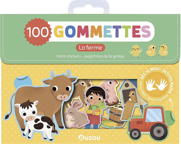 Auzou Auzou - My First Stickers 100 pcs - Farm