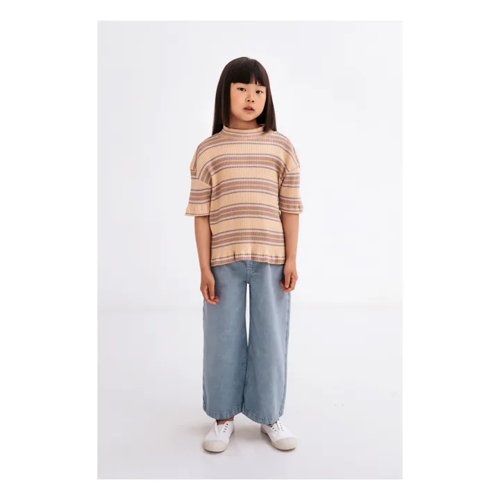 Repose AMS Jean Coton Recyclé Culotte | Bleu ciel