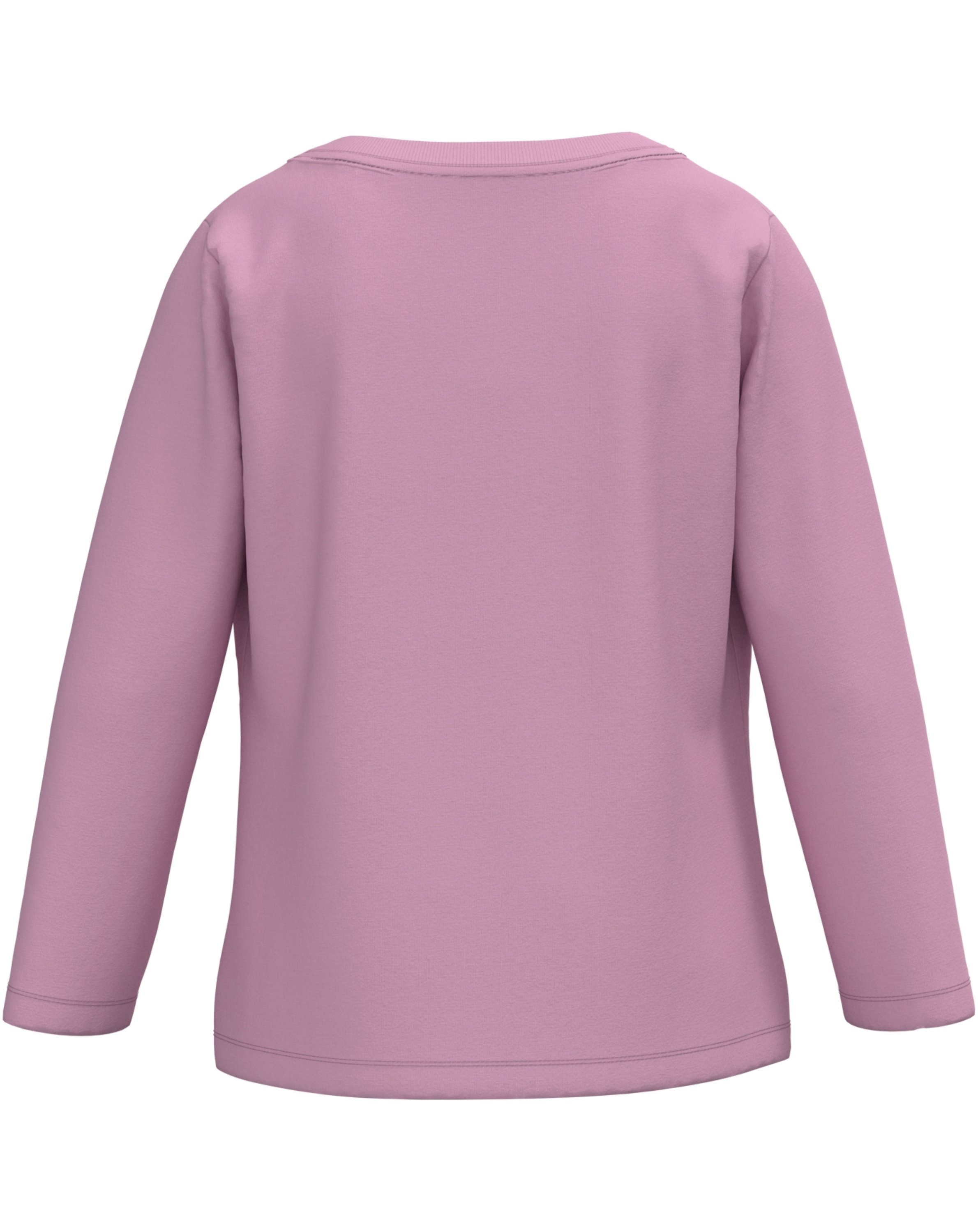 Langarmshirt NMFBELA DINO in pink lavender