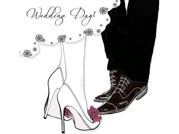 Clear Creation Karnet Swarovski kwadrat CL1204 Ślub buty