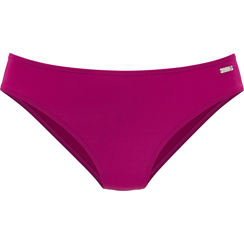 Lascana Bikinihose Damen berry solid