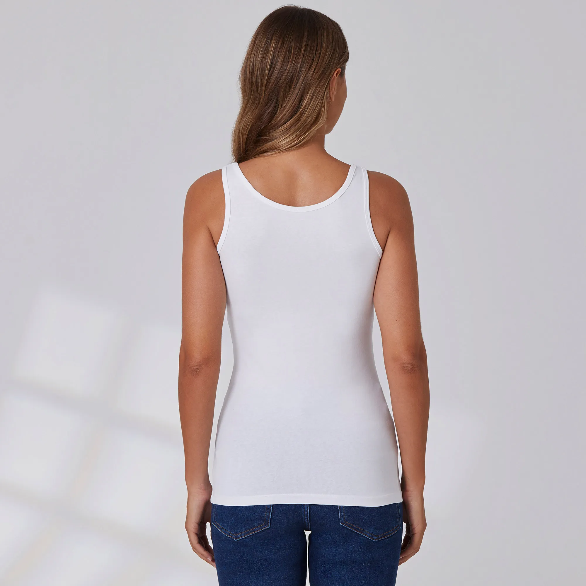 Damen-Top mit hohem Baumwoll-Anteil