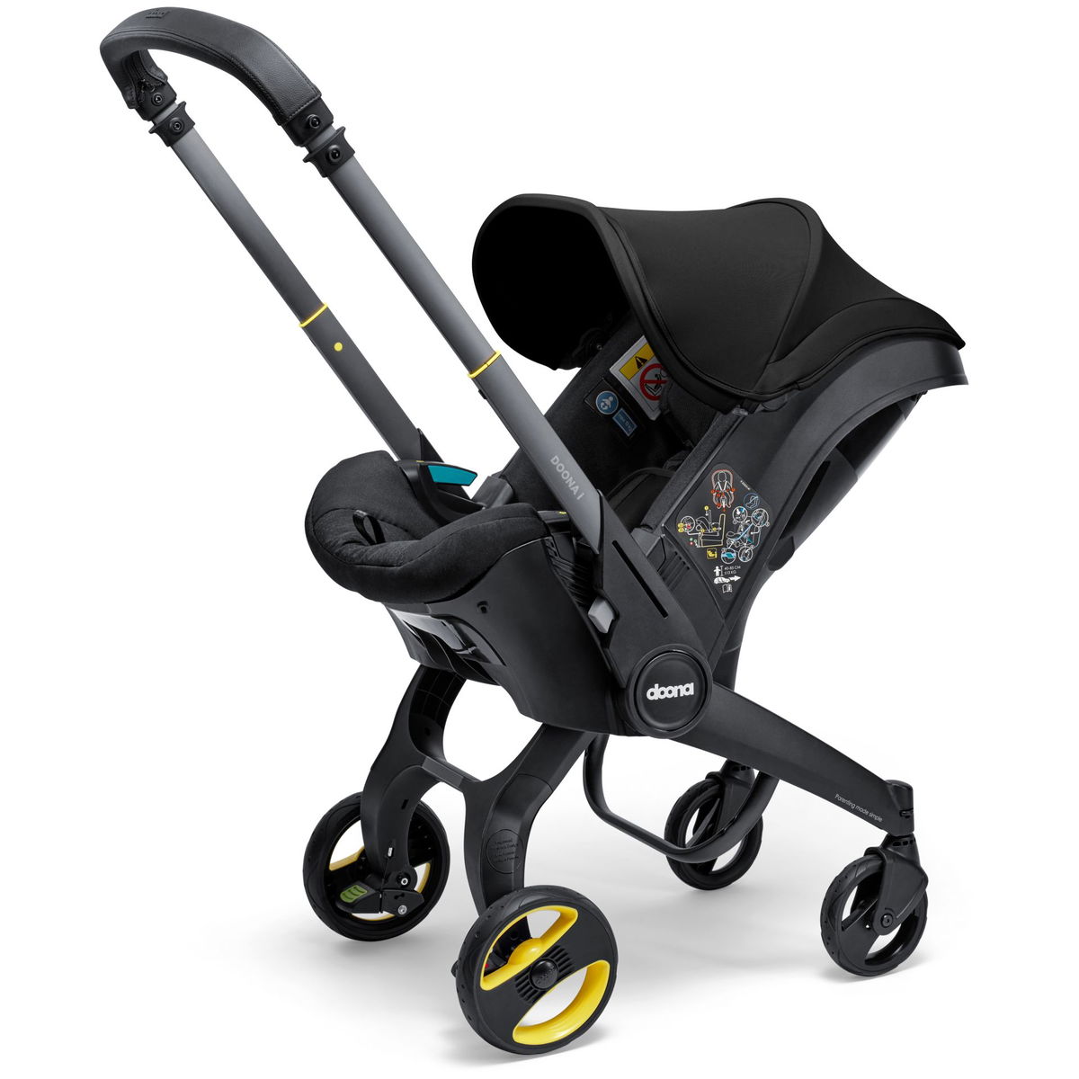 doonadoona   i mit Isofix Basis nitro black