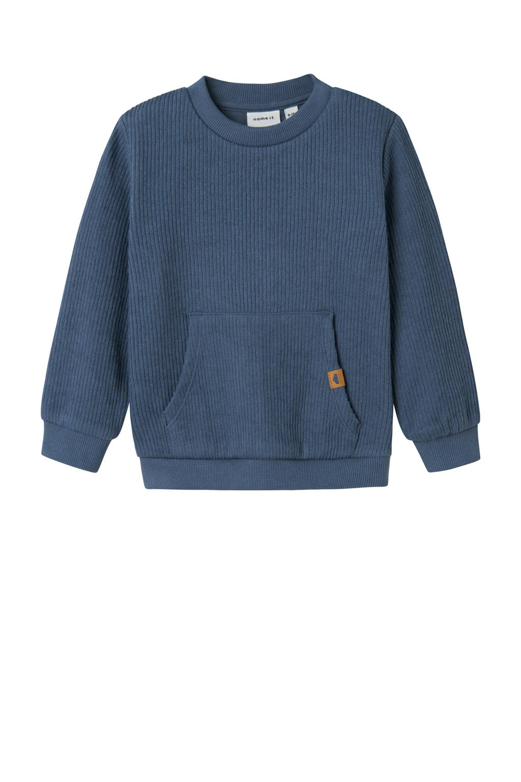 NAME IT gebreide trui blauw