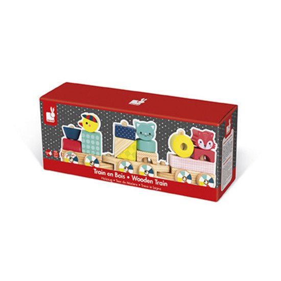 Train baby forest bois   Multicolore        de               Janod