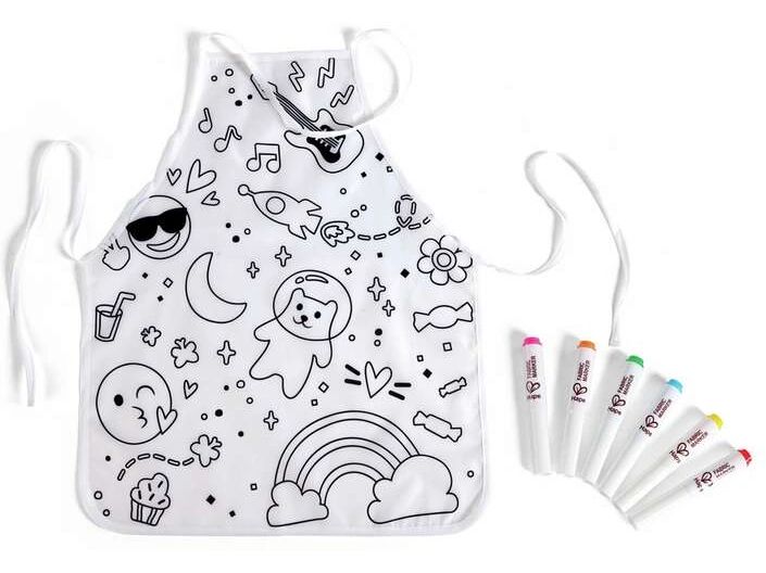 Hape Ausmal-Schürze Schürze zum Ausmalen