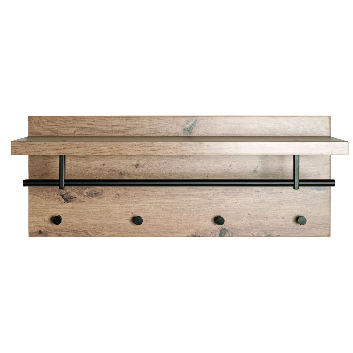 Pegane Garderobe Murale Chêne-Noir