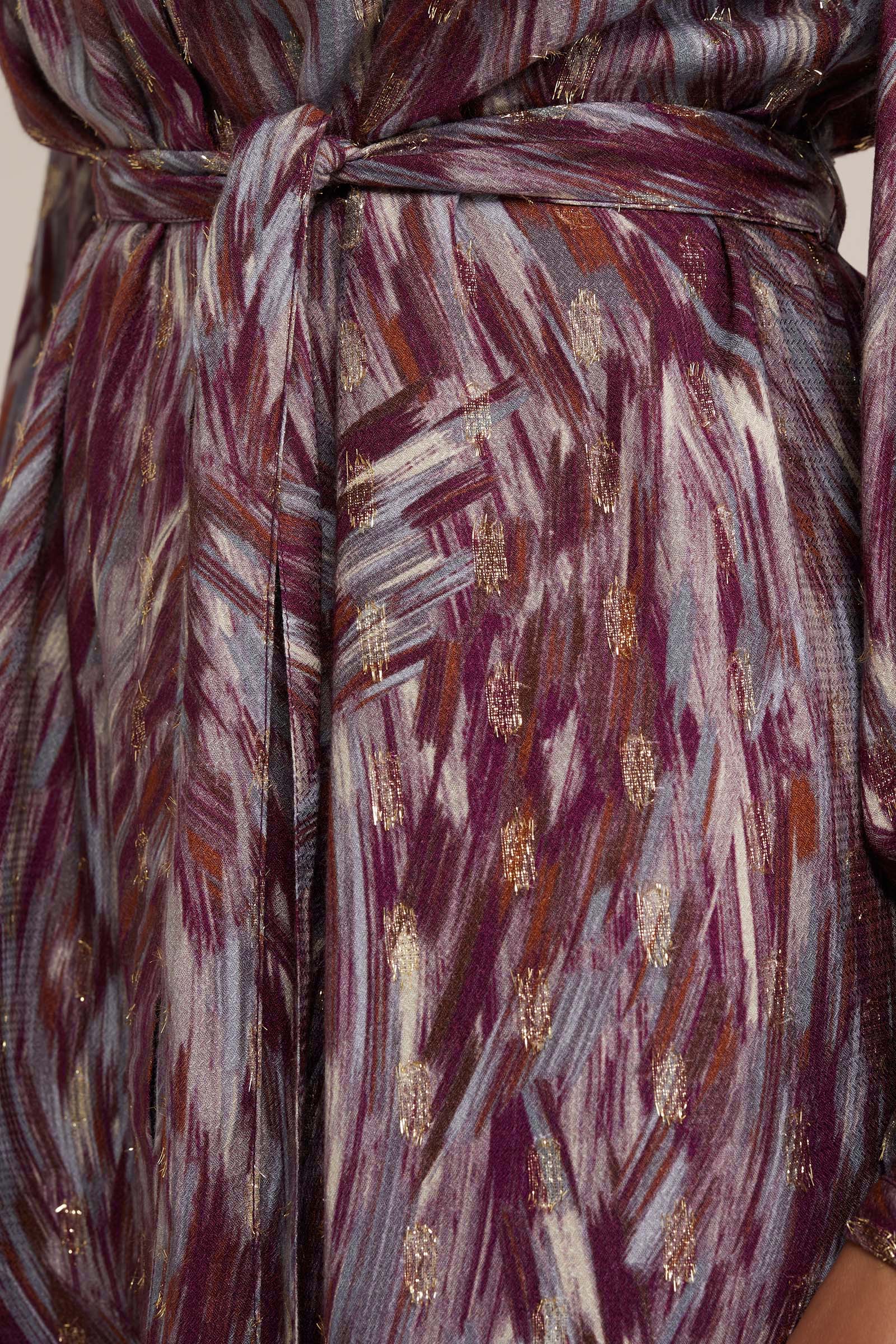 jurk met dessin WE Fashion Multikleur