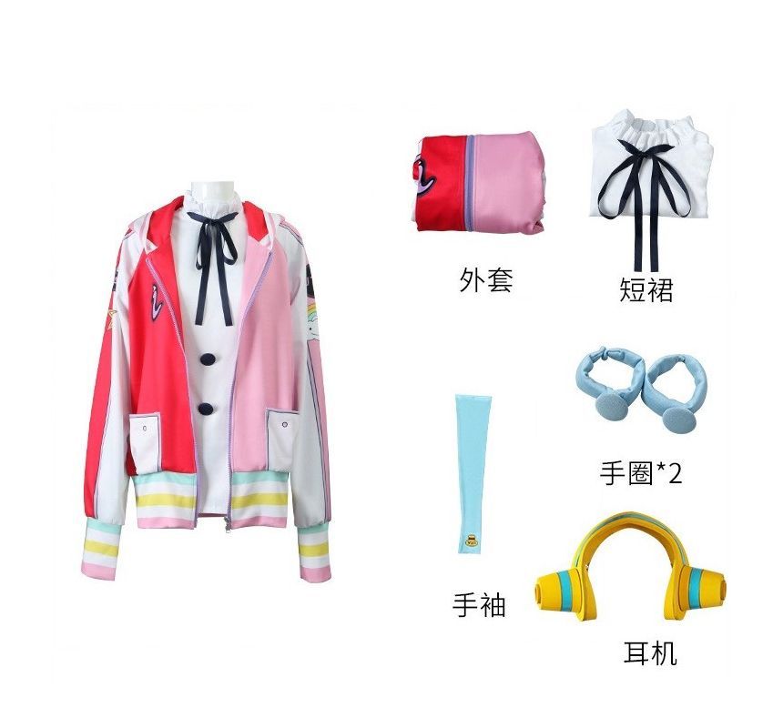 Feravin - One Piece Film Red Uta Cosplaykostuum / Set