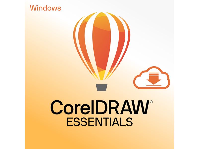 Corel CorelDRAW Essentials 2024 ESD, Vollversion, Windows, Einfach zu erlernende Grafiksoftware für den Hobbybereich
