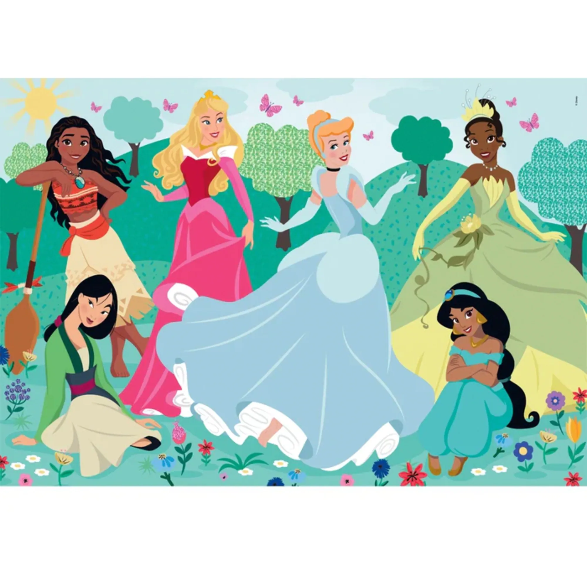 Clementoni Puzzle Supercolor Maxi - Disney Princess