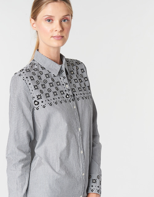 Maison Scotch - BUTTON UP SHIRT WITH BANDANA PRINT - Gris