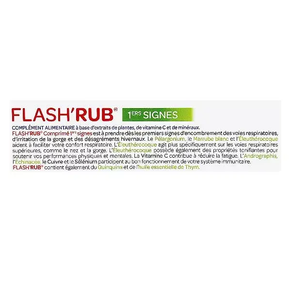 Arkopharma Flash'Rub First Signs 15 comprimidos