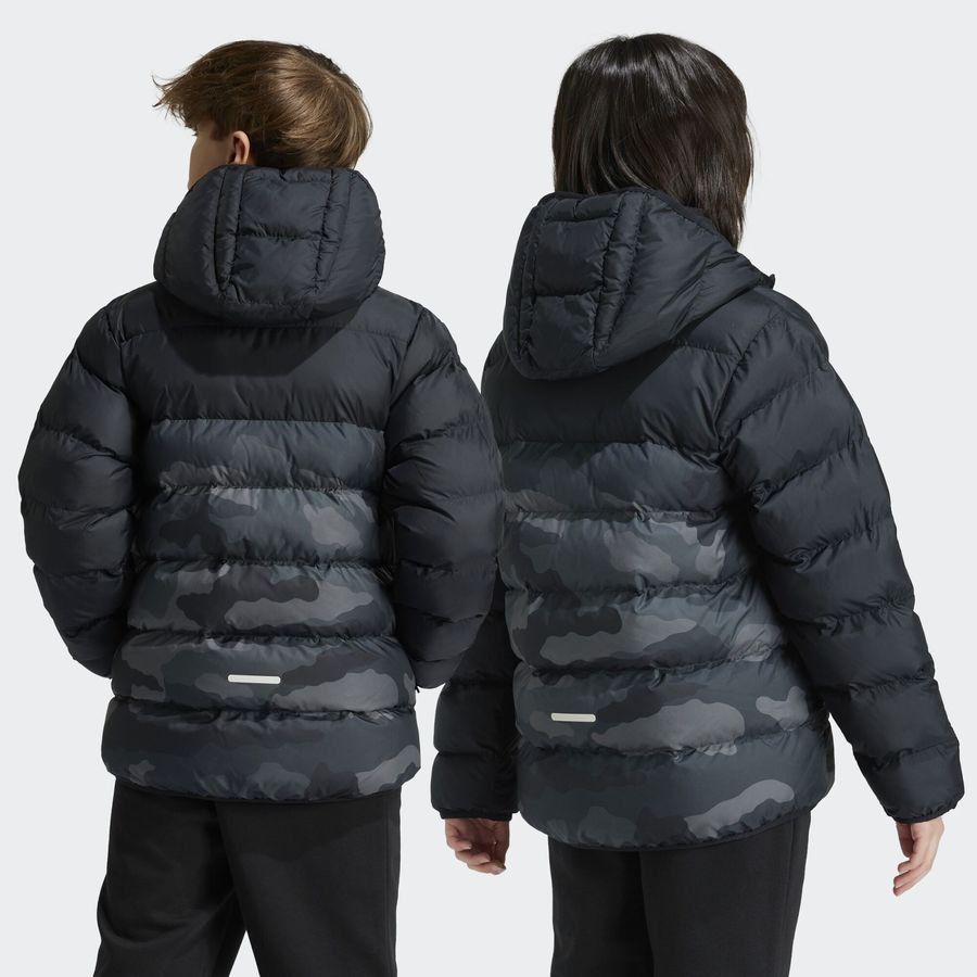 Adidas Synthetic Down Allover Print Jacket