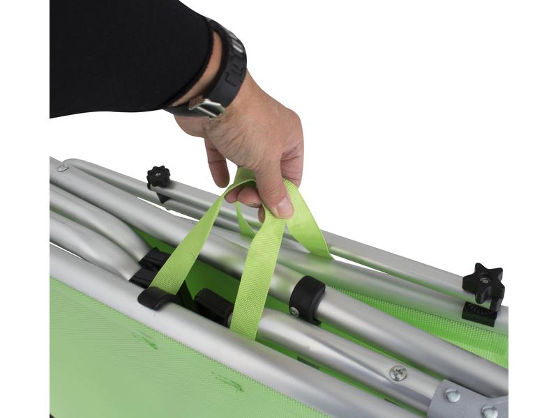 Eurotrail Liegestuhl Pebble Beach Lime Green Verstellbarer Liegestuhl
