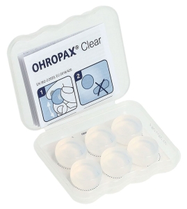 Ohropax Silicon Clear