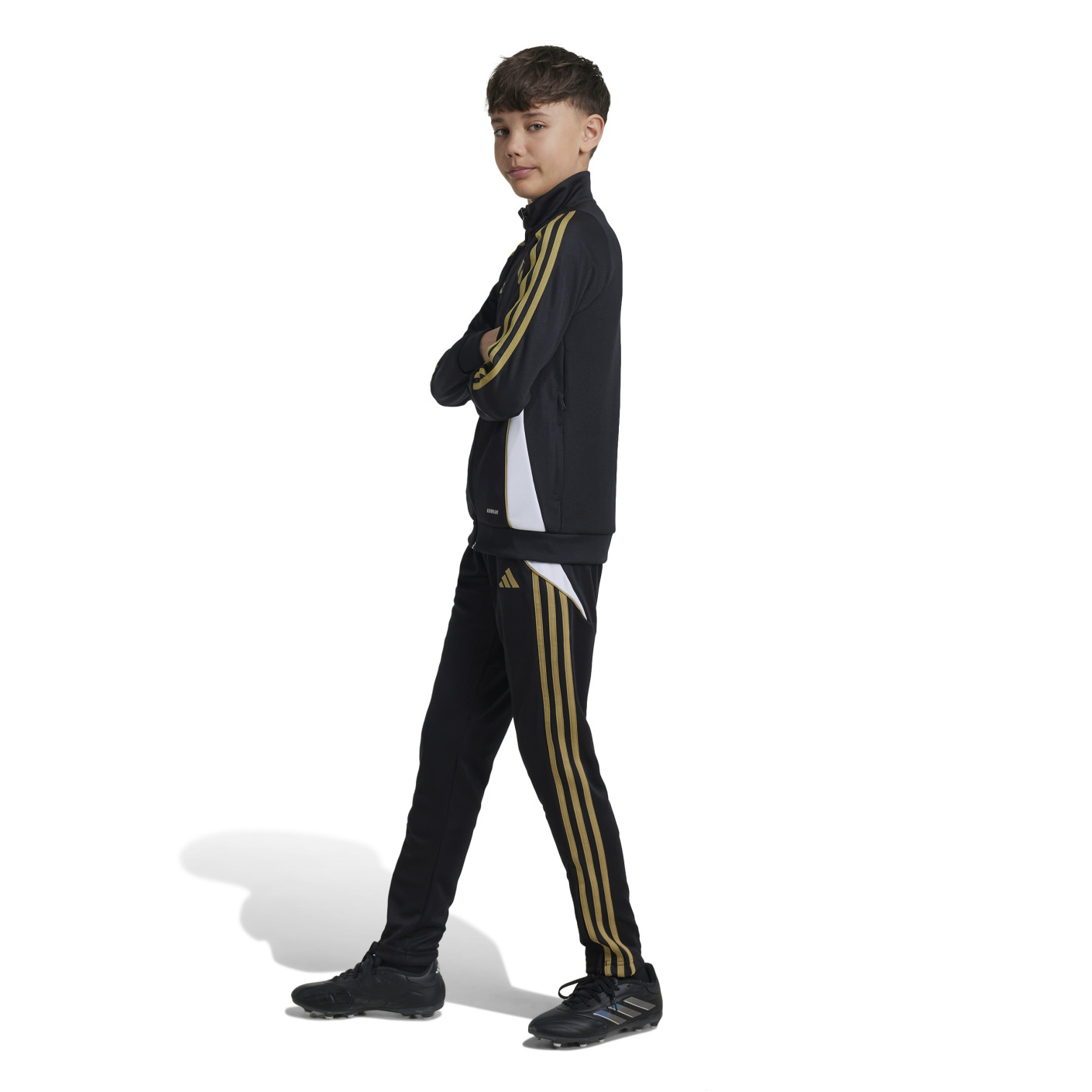 Adidas Messi Trainingsbroek Kids Zwart Wit Goud