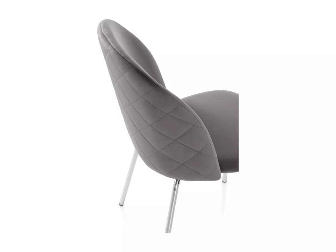 Set de 2 Chaises LISA gris