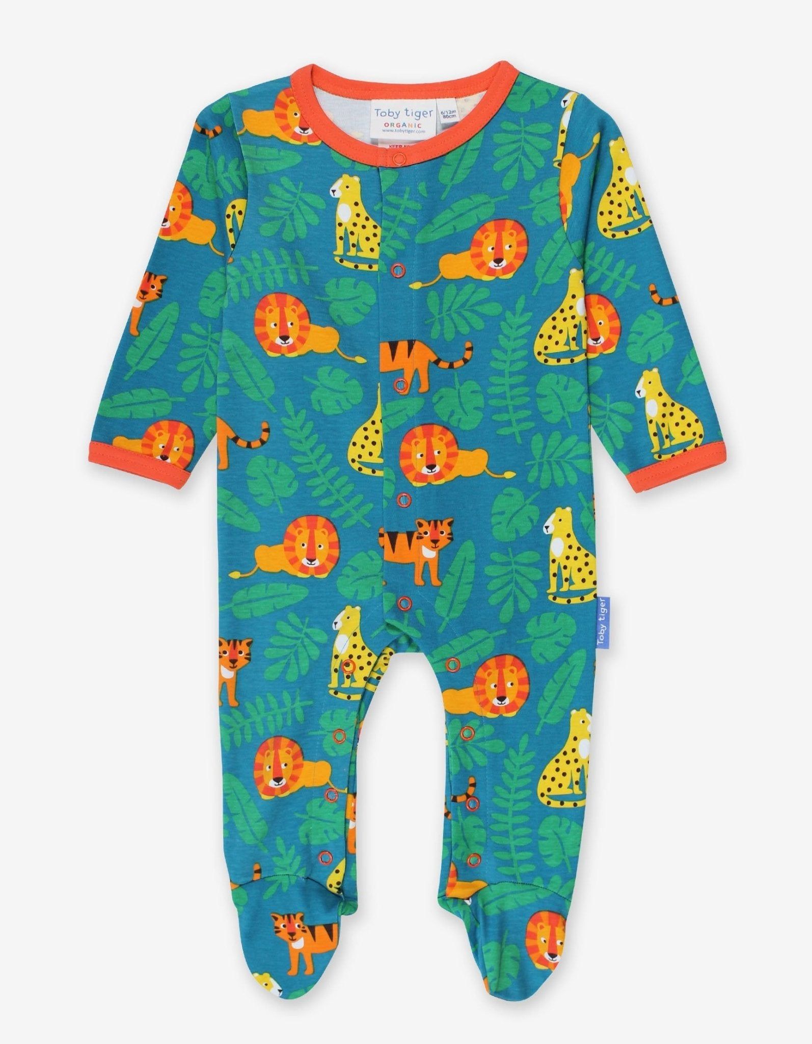 Toby Tiger Baby Schlafanzug mit Löwen Print