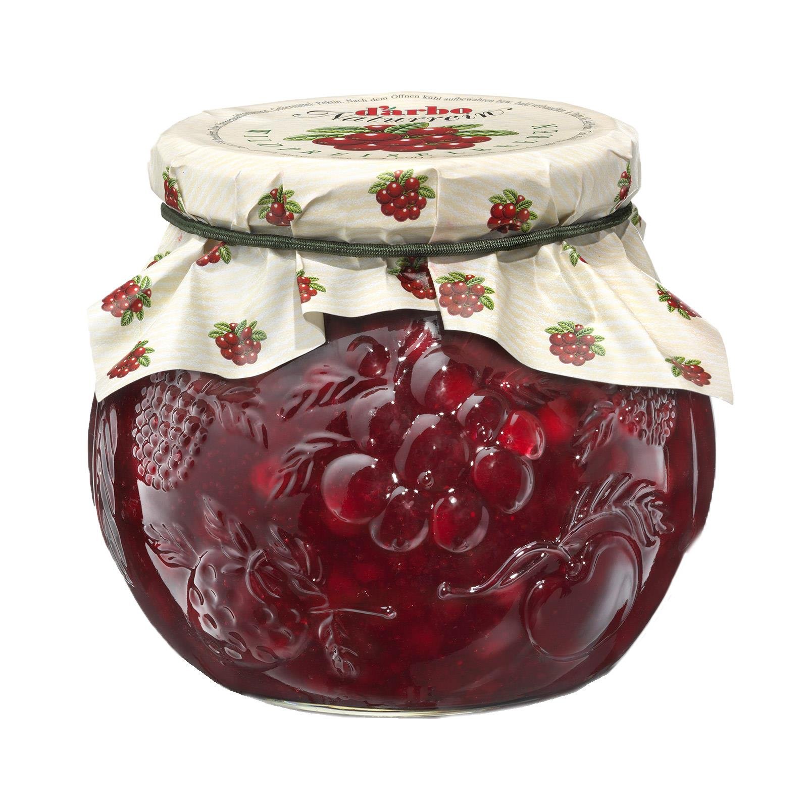 Darbo Wildpreiselbeeren im Dekorglas