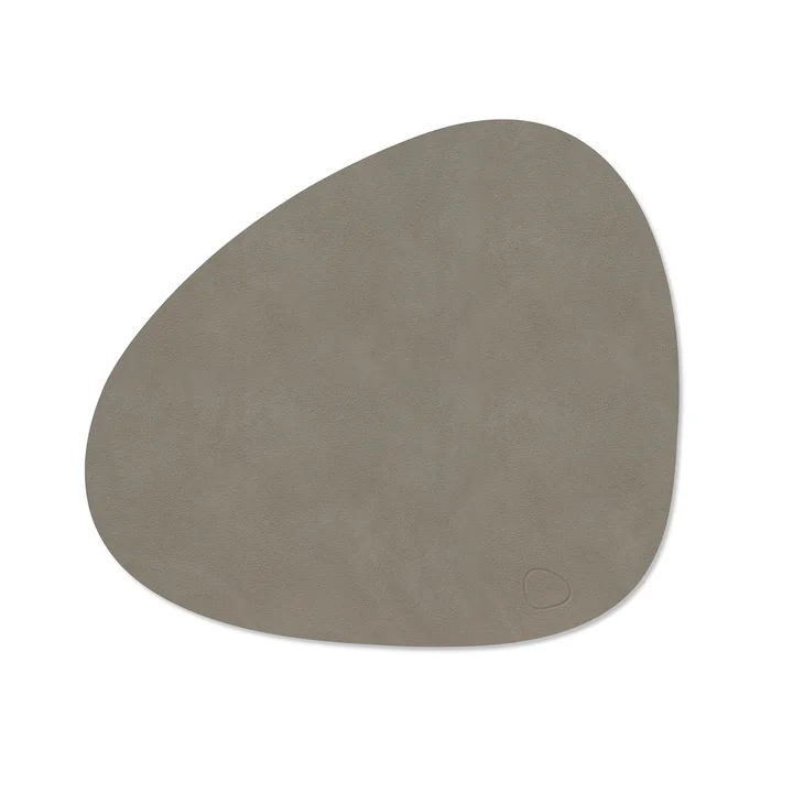 Lind DNA - Tischset Curve M, 31 x 35 cm, Nupo flint grey
