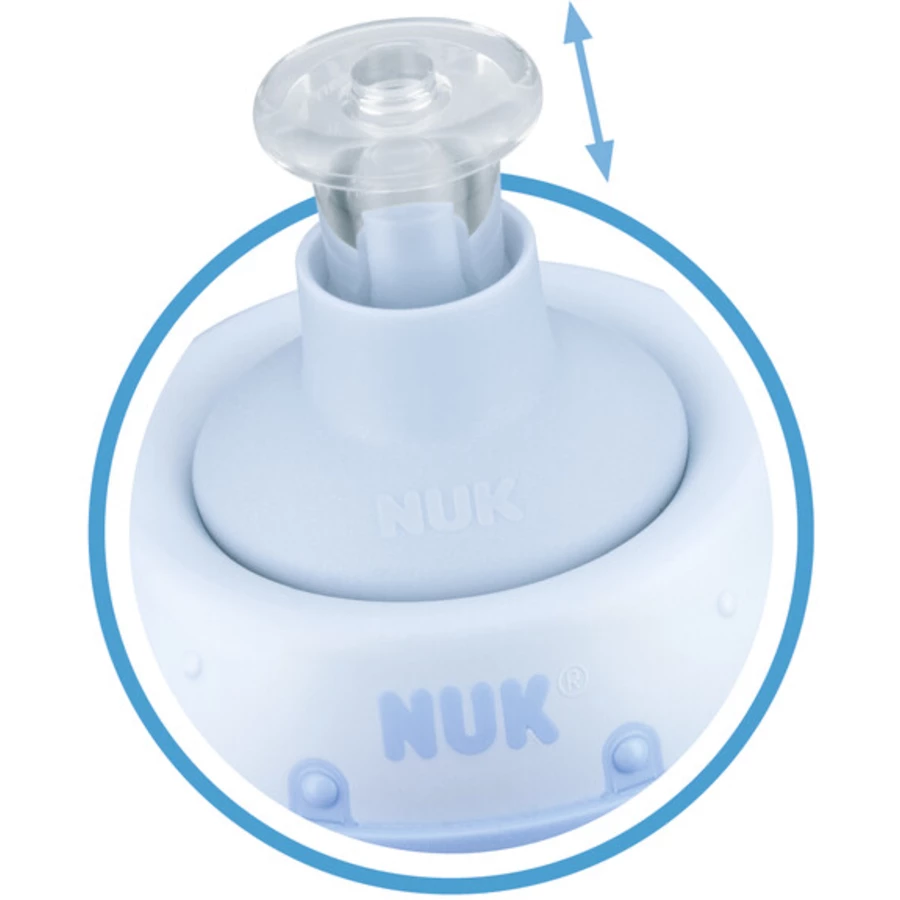 NUK Trinkflasche Junior Cup Edelstahl in grün 215ml