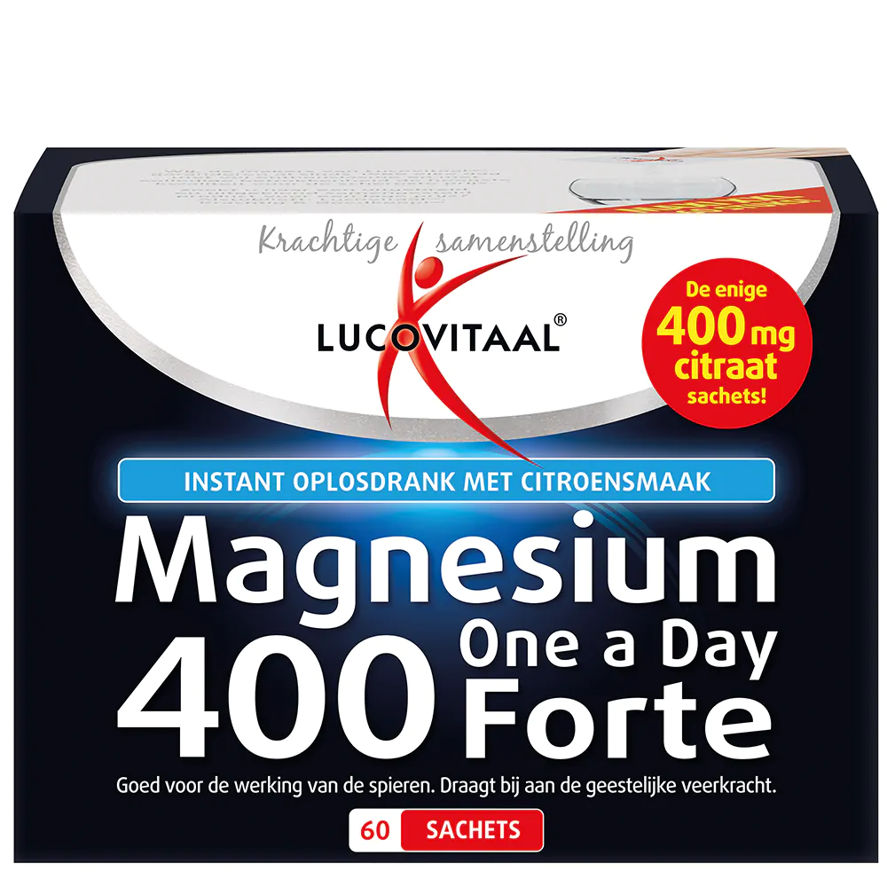 Magnesium Citraat Poeder 400 mg sachets