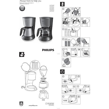 Philips kaffemaskine HD7462/20