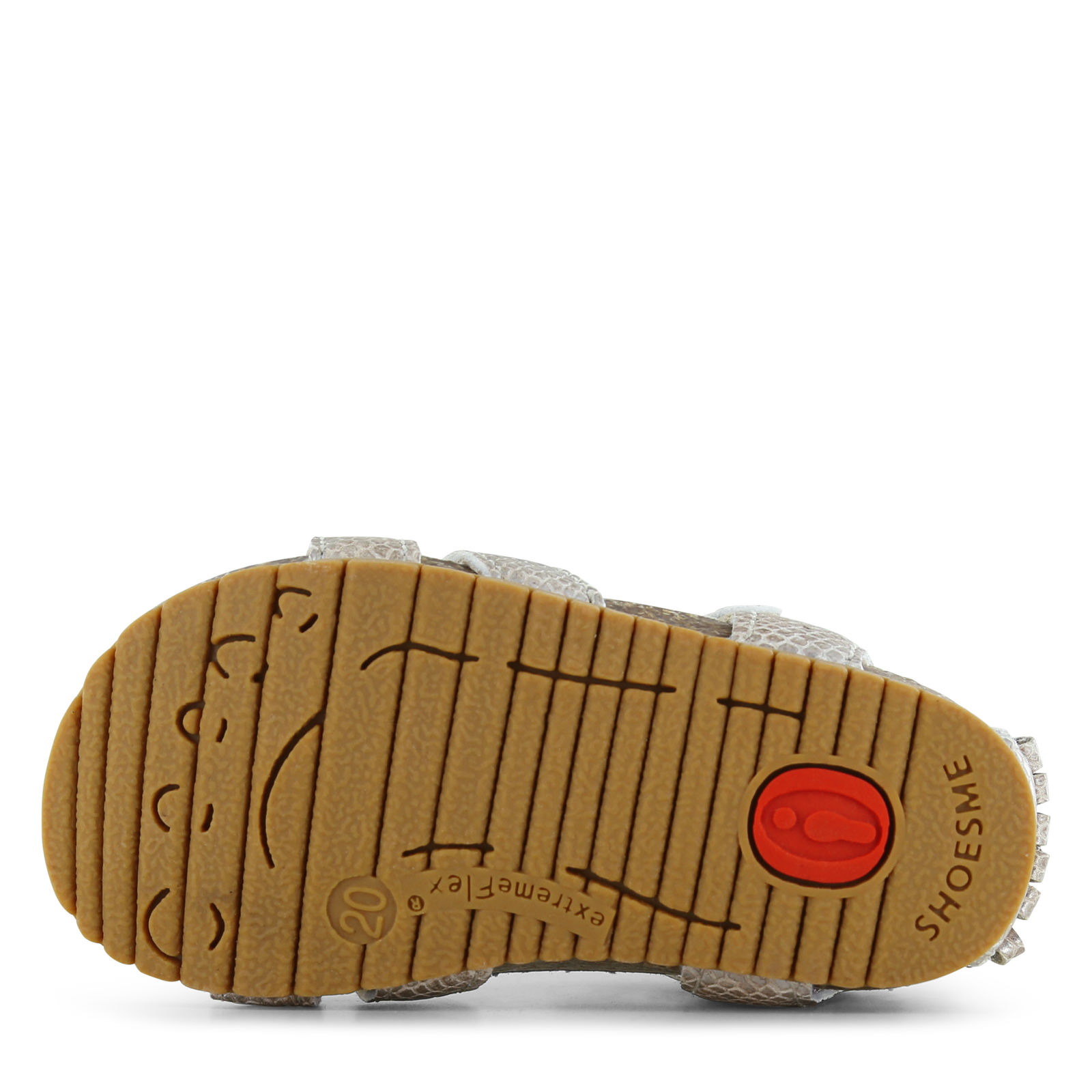 Shoesme metallisch goldene Sandale mit Herz
