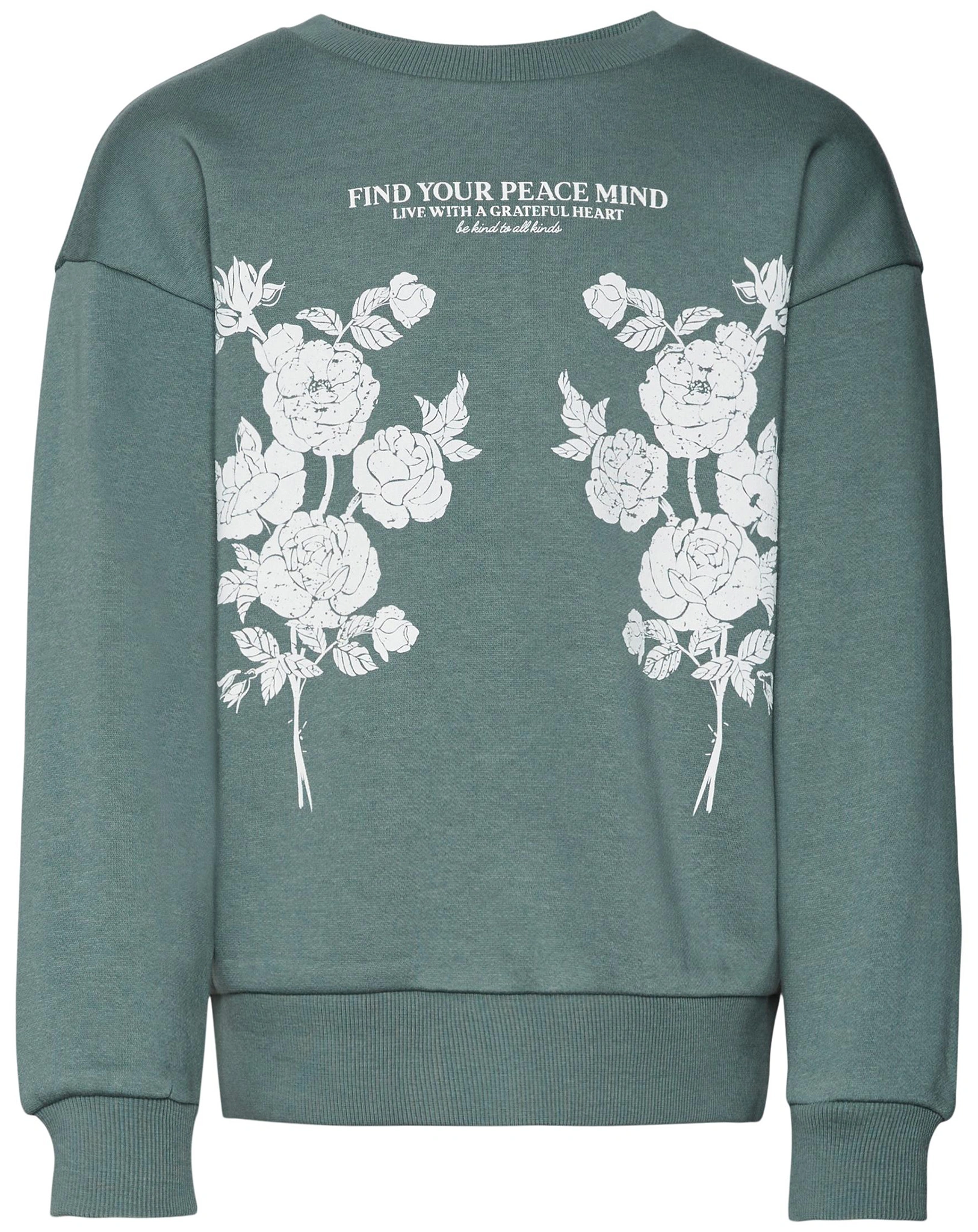 Sweatshirt VMMILA LS FLOWER in dark forest