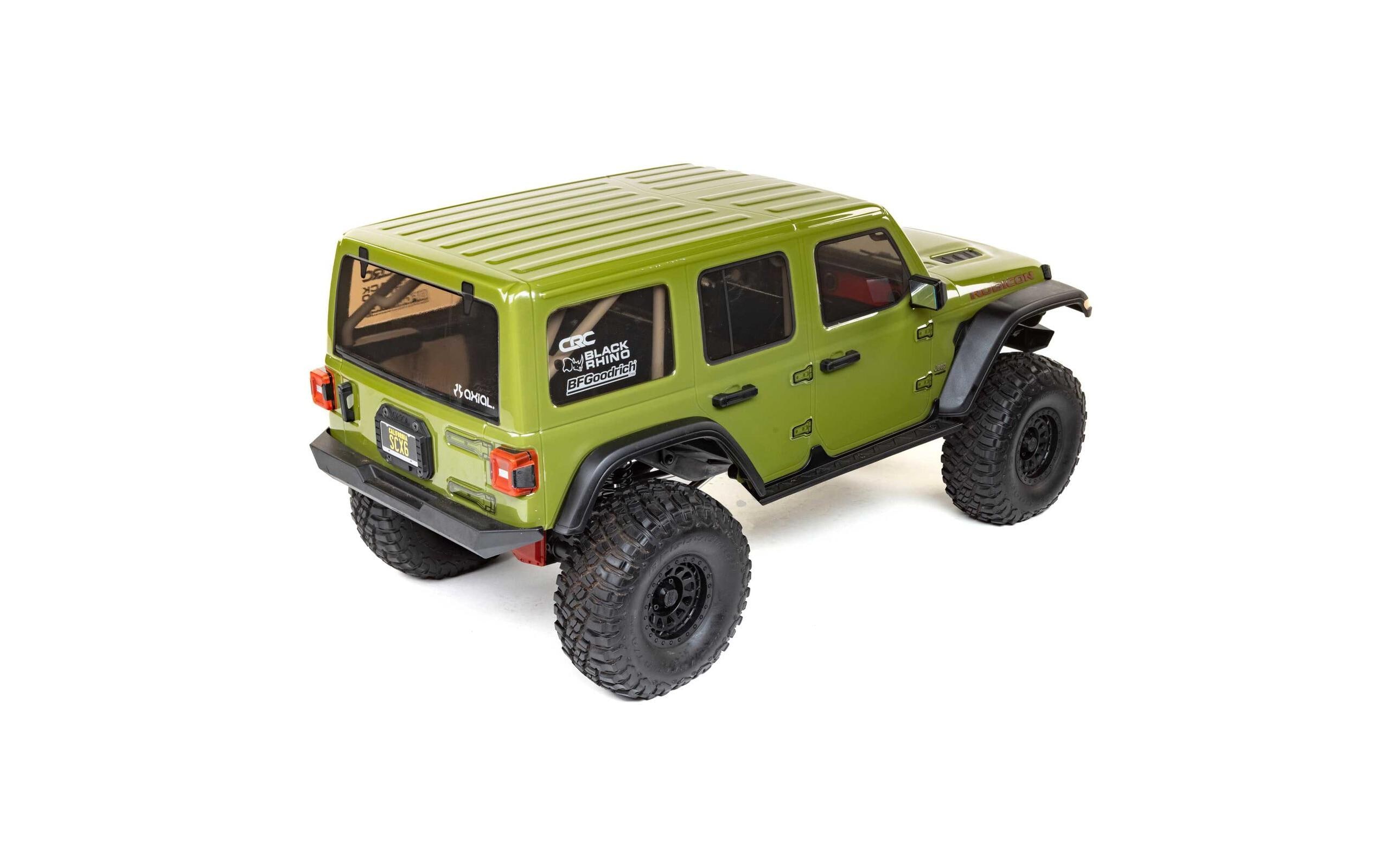 Scale Crawler SCX6 Jeep Wrangler Rubicon JLU, Grün 1:6, ARTR<br>Grosser Rock Crawler mit leistungsstarken Spektrum Komponenten
