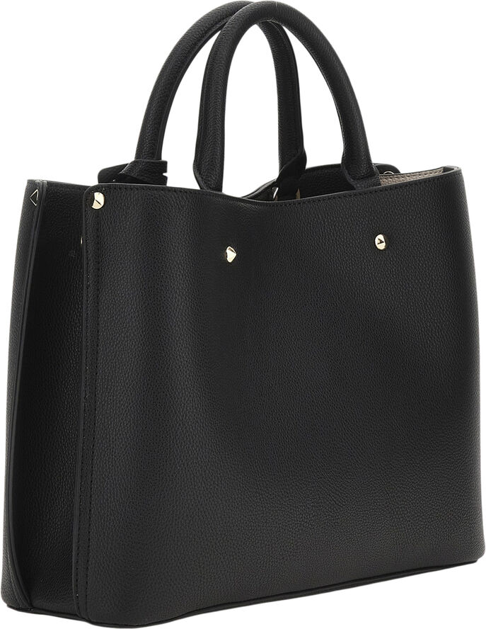 GUESS MERIDIAN GIRLFRIEND SATCHEL Black
