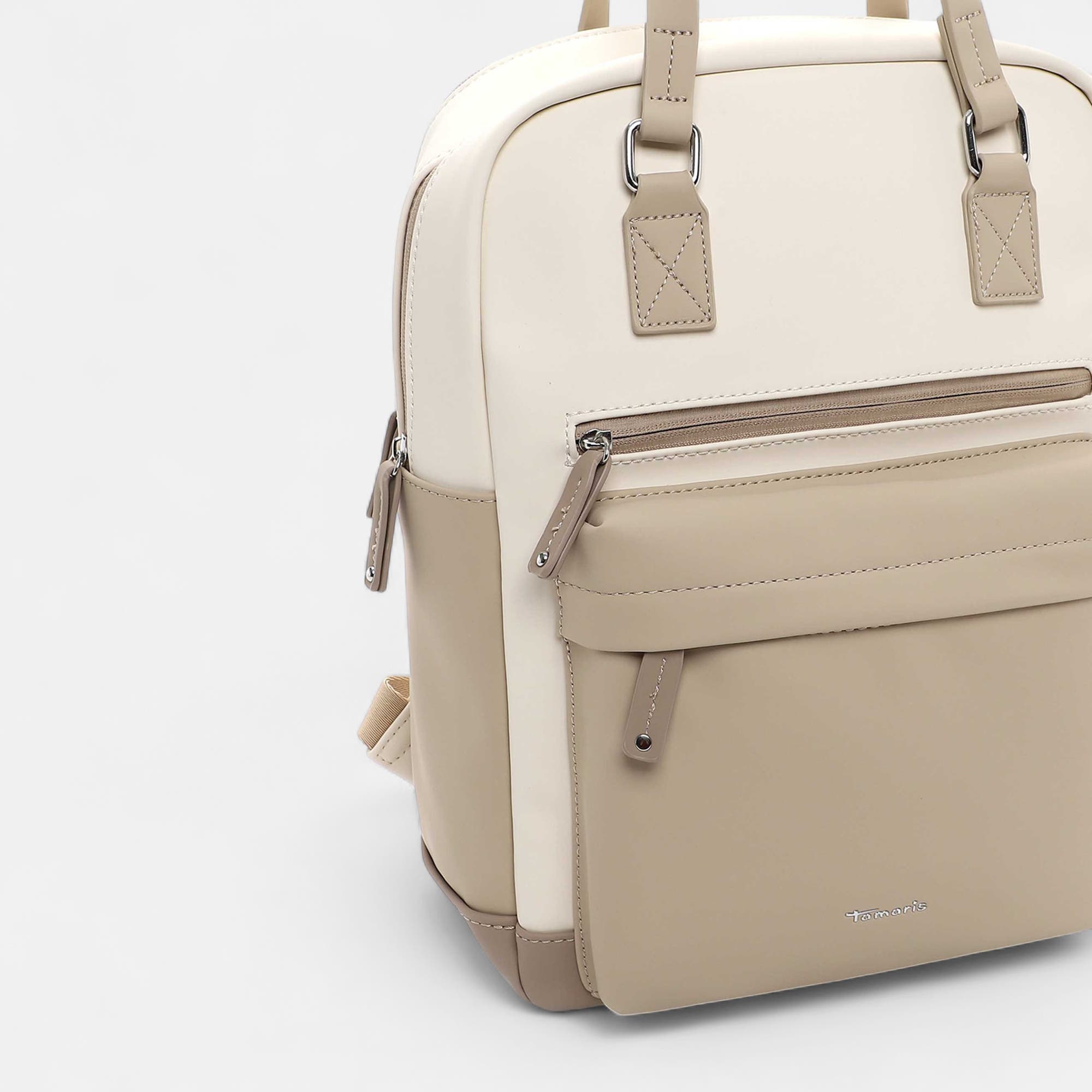 Sac à dos beige