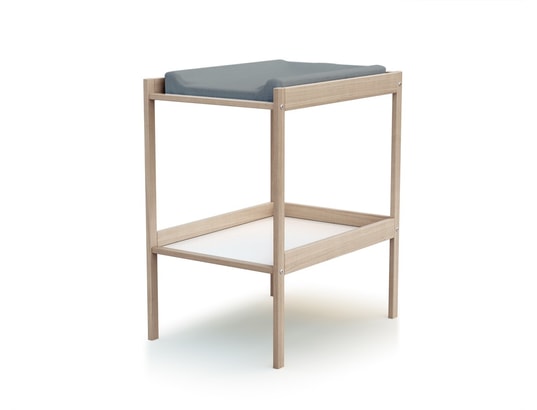 WEBABY - Meuble à langer Table à langer simple - hêtre brut