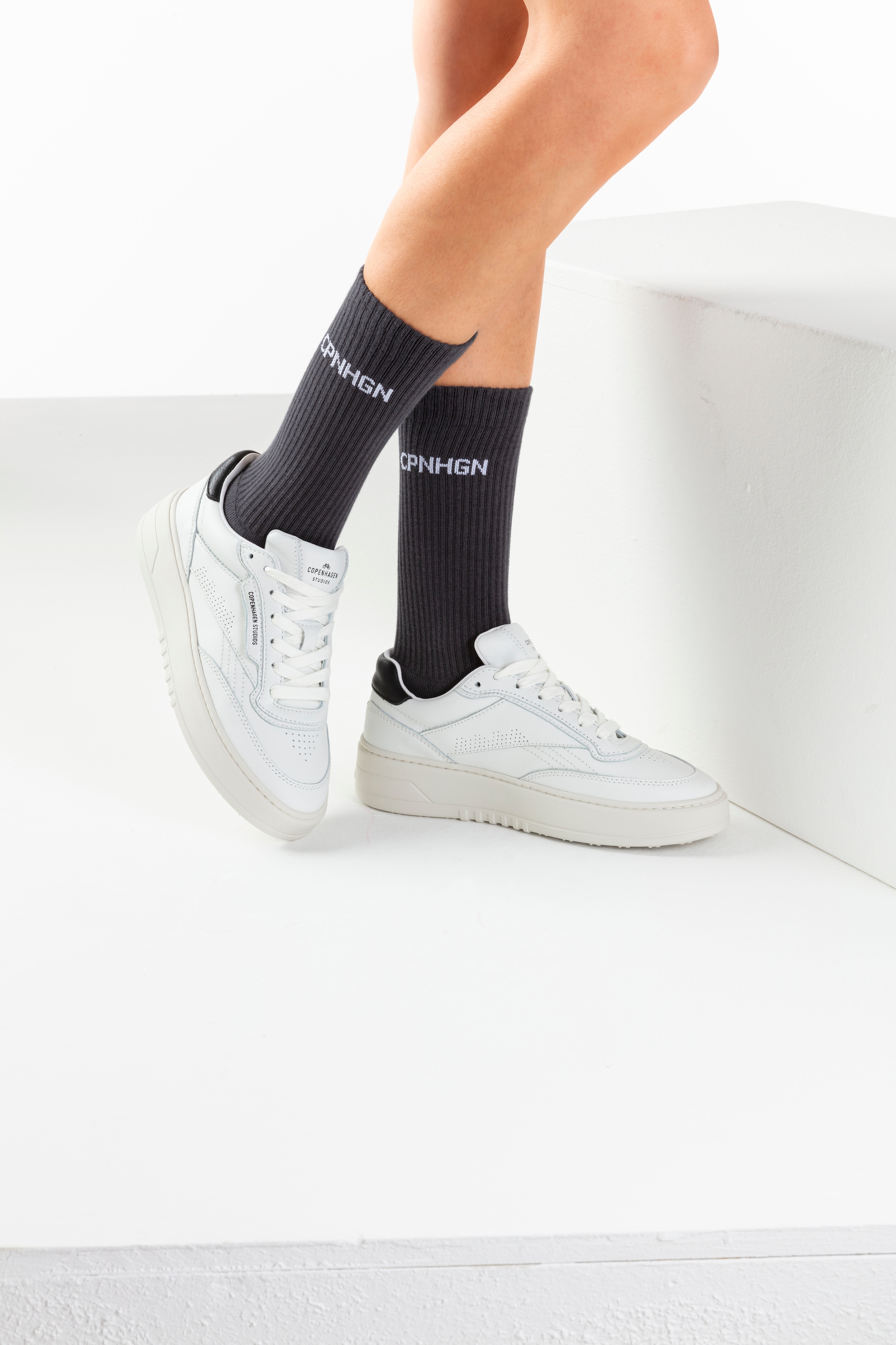 Copenhagen Studios Tennissocken Packung, 3 Paar tlg. mit Halbfussfrottee