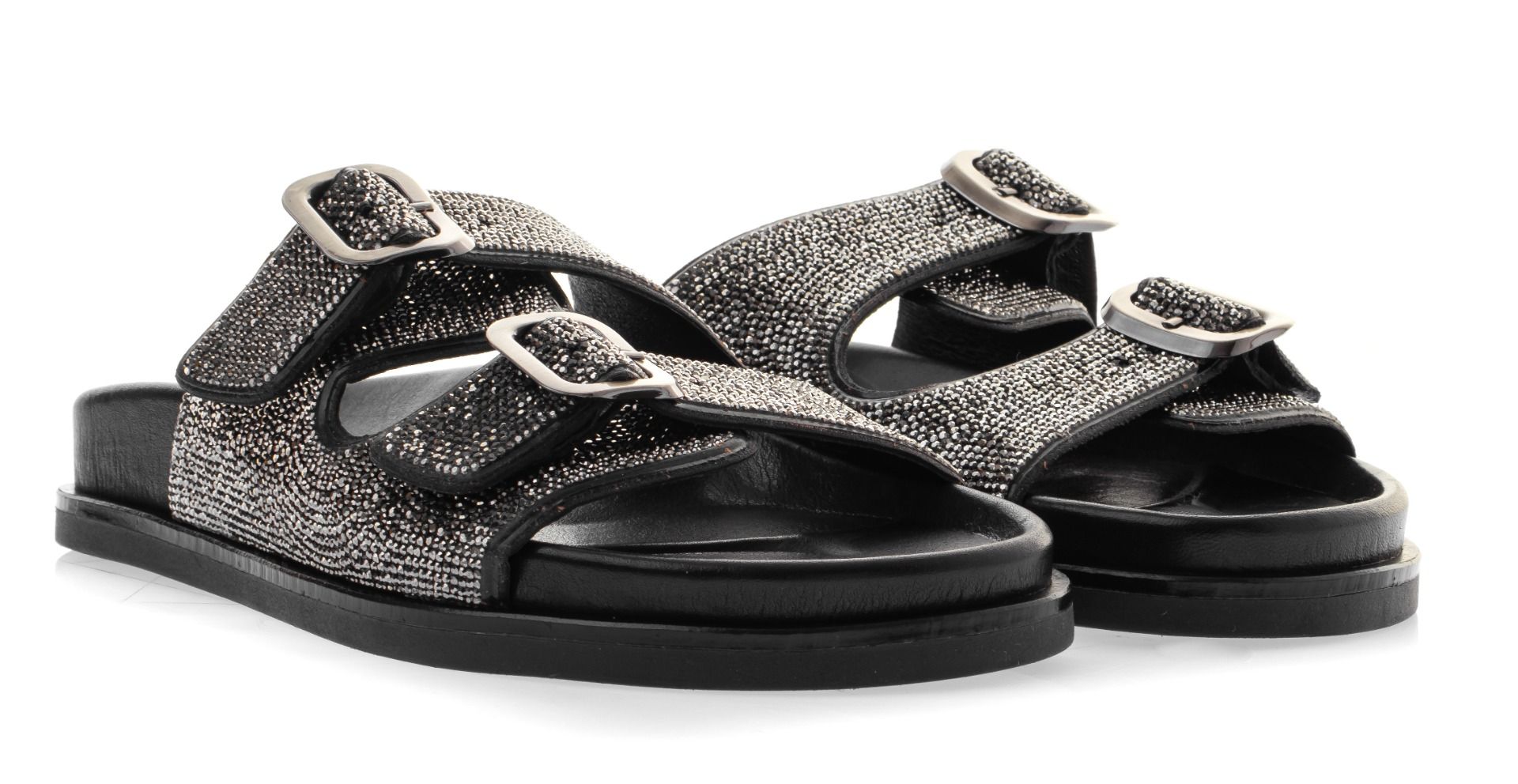 Caryatis Leather Sandals