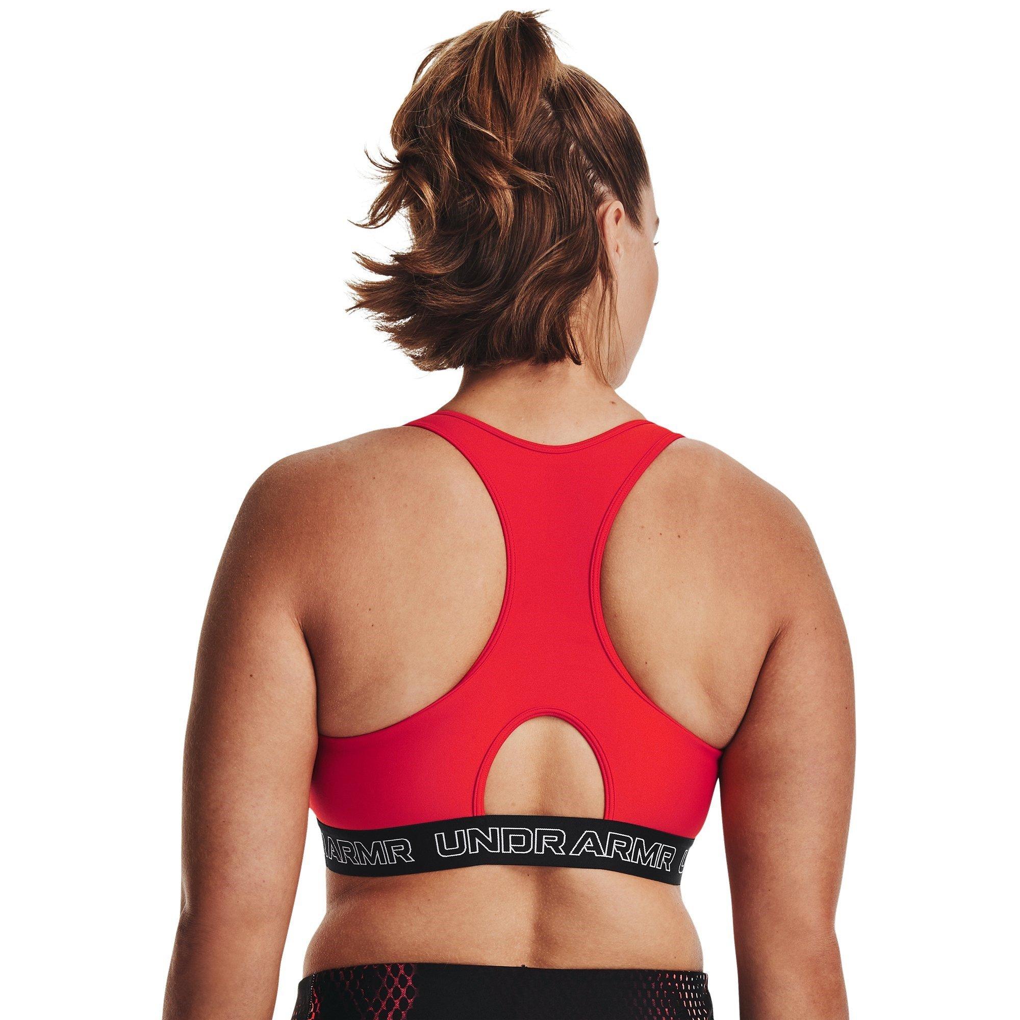 Under Armour Under Armour Ua Authentics Mid Padless Medium Impact Sports Bra Womens
